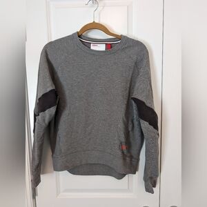 Wilson Millennium Crewneck Sweatshirt in Grey and Black, Size S